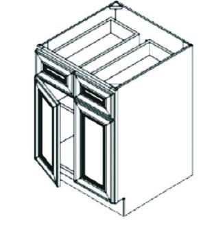 Double Door Double Drawer Bases