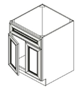 Vanity Sink Bases-1 Dummy Drawer Face 2 Door